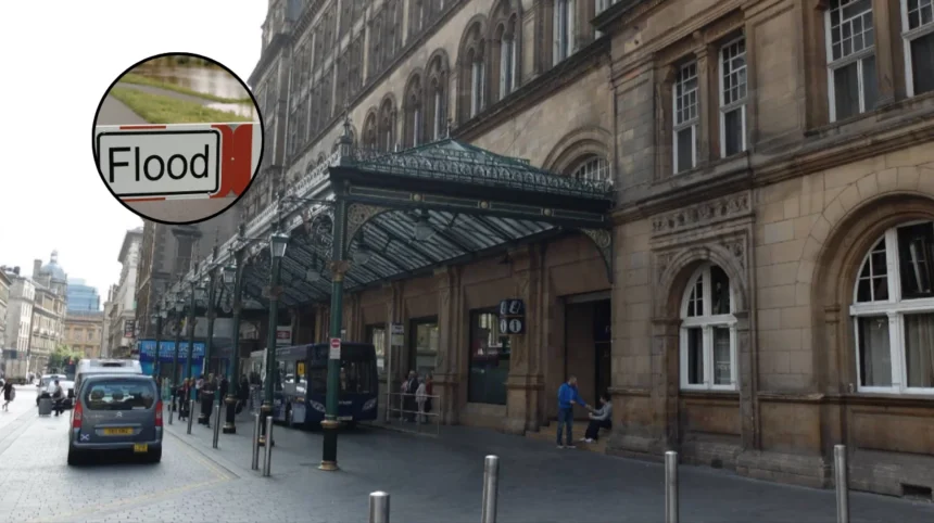 Trains Cancelled, Roads Closed in Glasgow Central Flood Glasgow 2026