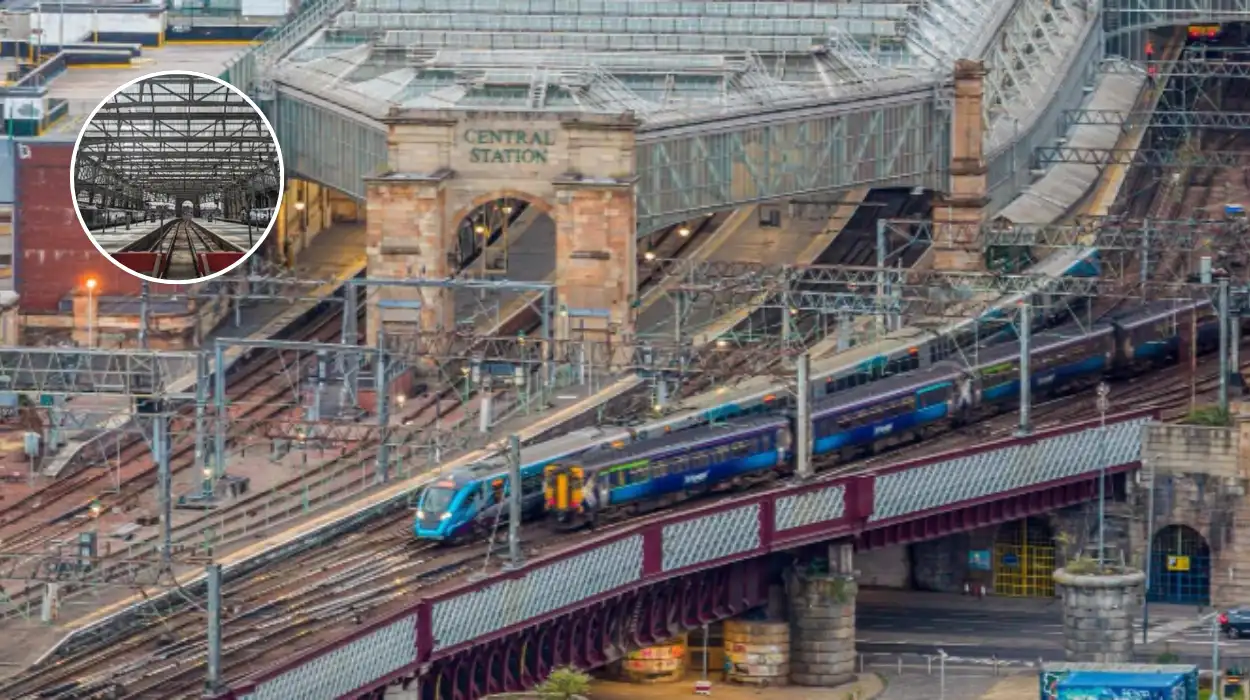 Trespassers Close Railway Line at Busy Glasgow Train Station