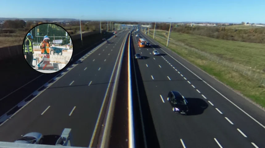 M8 Eastbound Roadworks Overrun Disrupts Glasgow Commuters Glasgow 2026