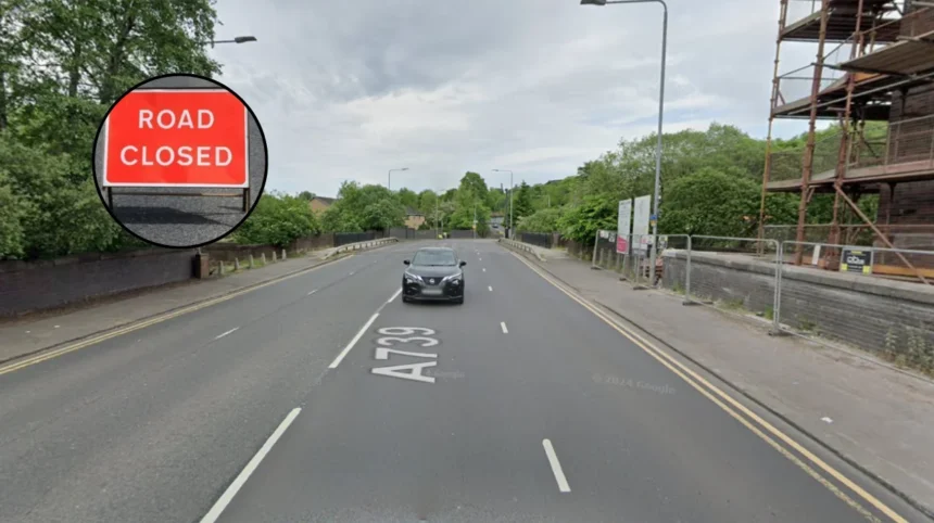 Bearsden Road Lane Closures for Maintenance, Bearsden 2026