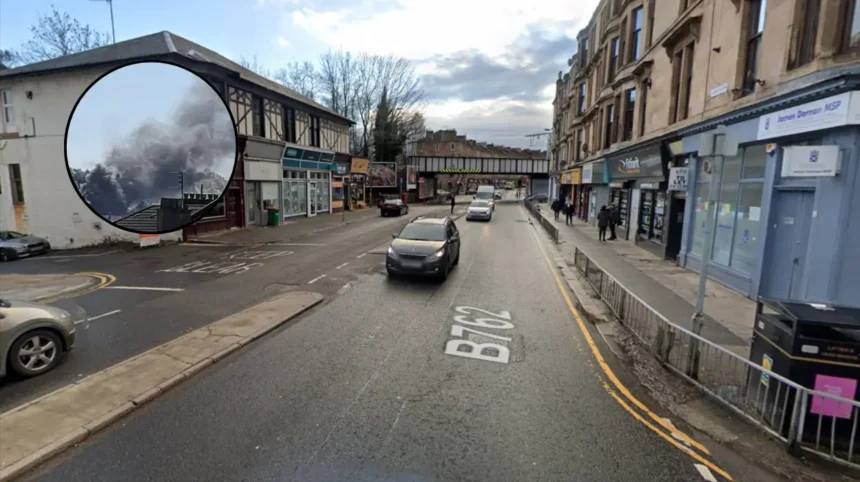 Cathcart Blaze: Firefighters Tackle Fire; Glasgow, 2026