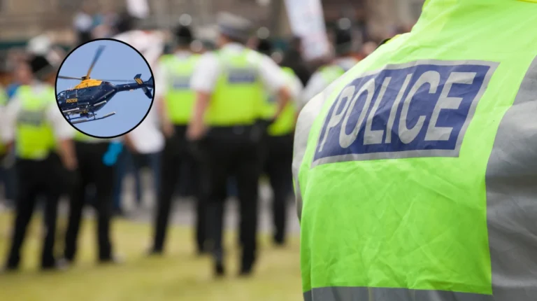 Man Charged for Laser on Police Helicopter in Giffnock, 2026