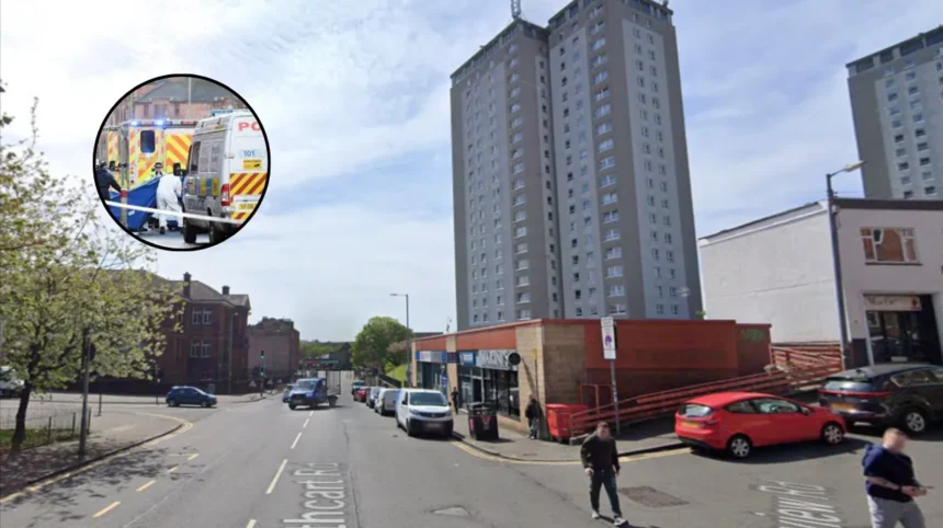 Man Dies at Glasgow Block of Flats in Mount Florida, 2026