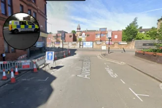 Man Stabbed in Glasgow Maryhill, Police Tape Roads, 2026