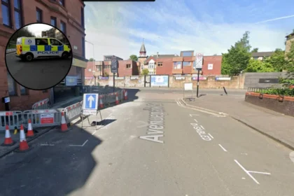 Man Stabbed in Glasgow Maryhill, Police Tape Roads, 2026