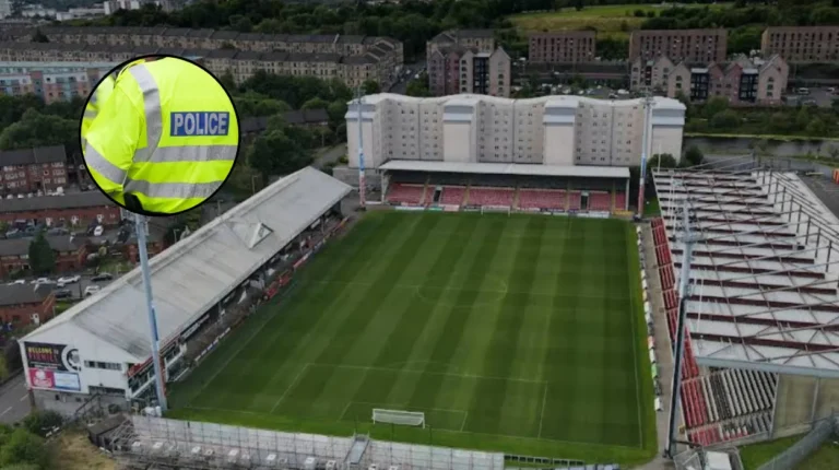 Police Probe Racist Graffiti at Firhill After Cup Final; Maryhill, 2026