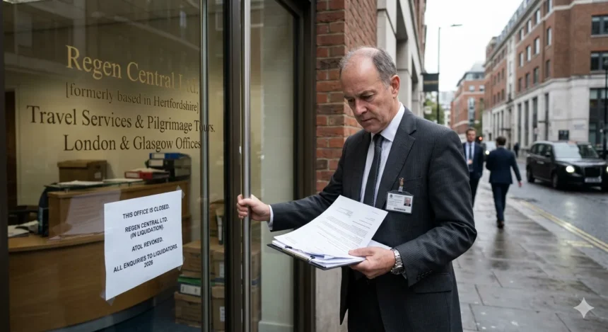 Regen Central Ltd Liquidation: ATOL Revoked, London & Glasgow, 2026