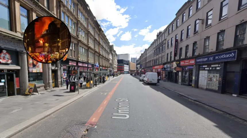 Union Corner Fire Recovery Plan Glasgow Union Street 2026