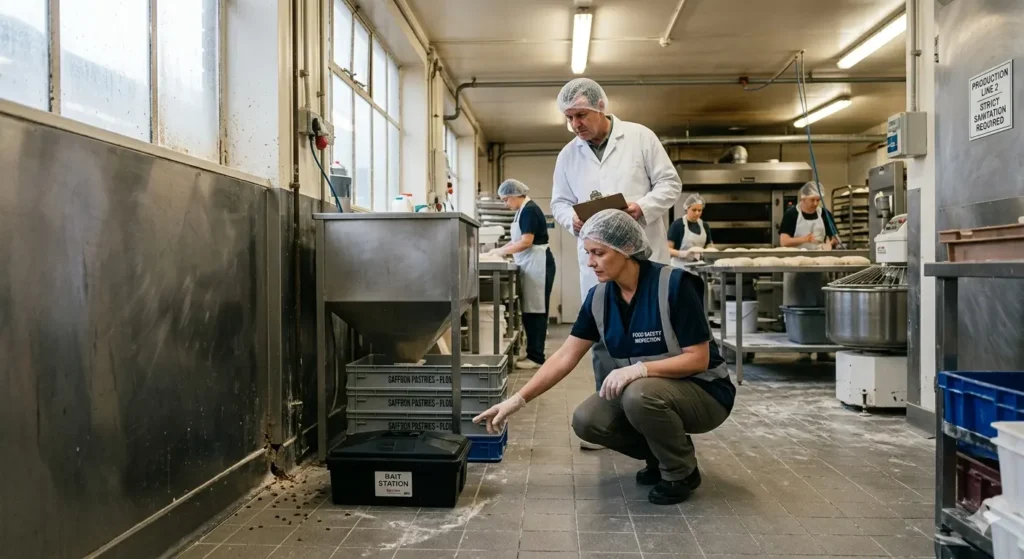 What Causes Rodent Contamination in Bakeries Like Saffron Pastries?