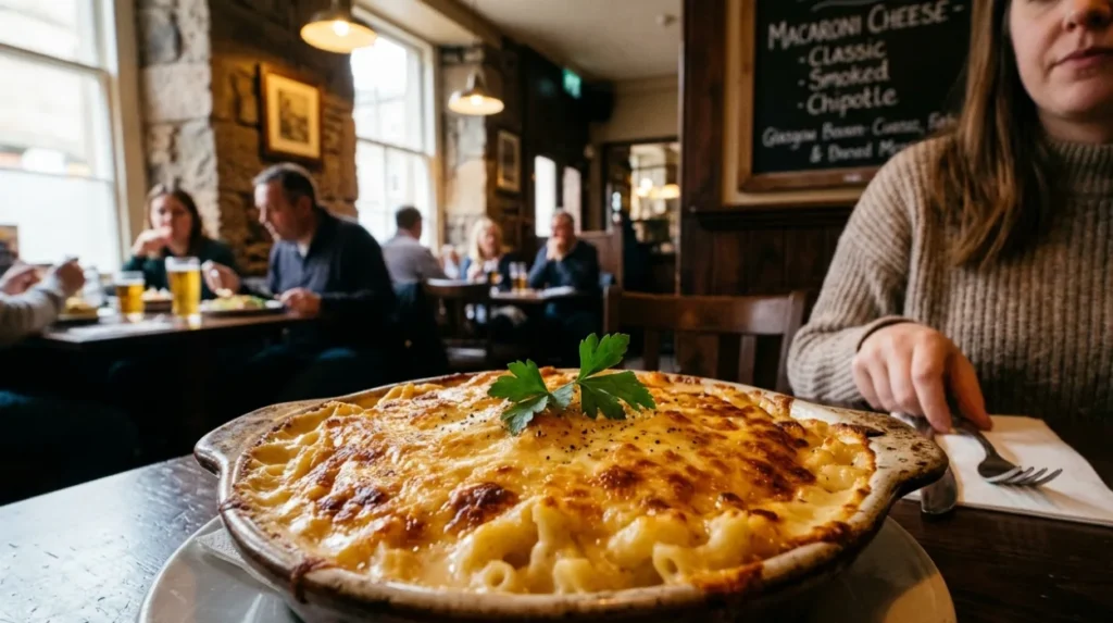 What does “good macaroni and cheese” mean in Glasgow?