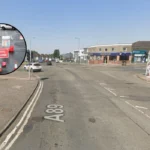 Busy Glasgow Road Closed Near Cardonald Station, Glasgow 2026