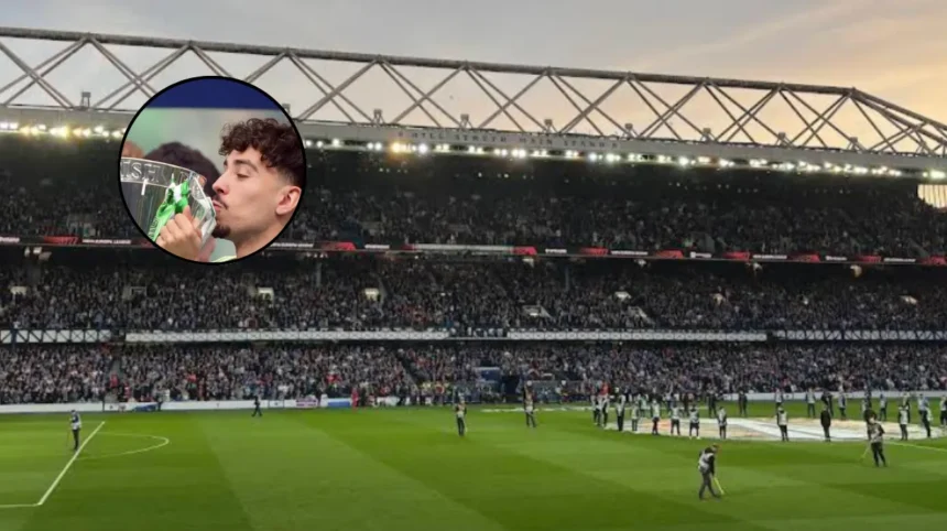 Celtic Mock Rangers with Simply the Best Song, Glasgow 2026