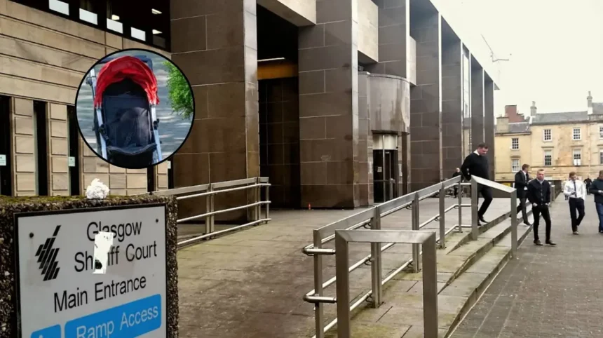 Clydebank Woman Caught with Knife in Pram; Glasgow 2026