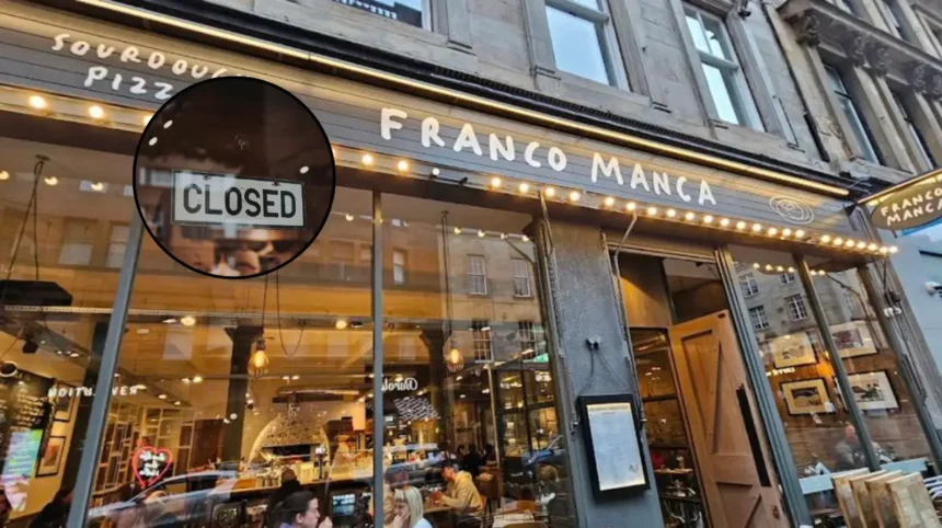 Franco Manca Closes Mitchell Street Restaurant: Glasgow 2026