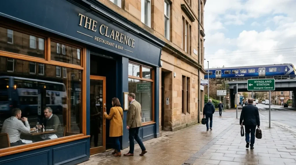 How Do You Get to The Clarence Glasgow by Train?