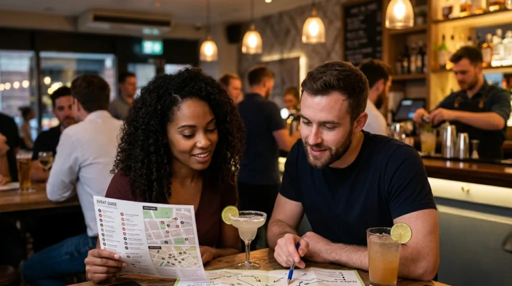 How should visitors decide which bars to visit?