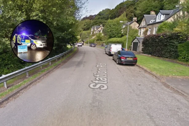 Man hospitalised in Bearsden Station Road crash, 2026