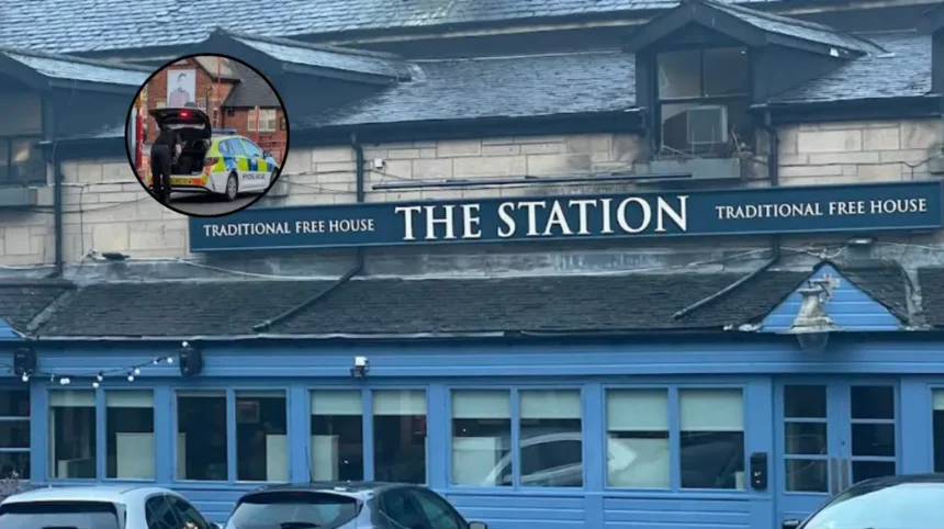 Man rushed to hospital after assault outside Bearsden pub, Bearsden 2026