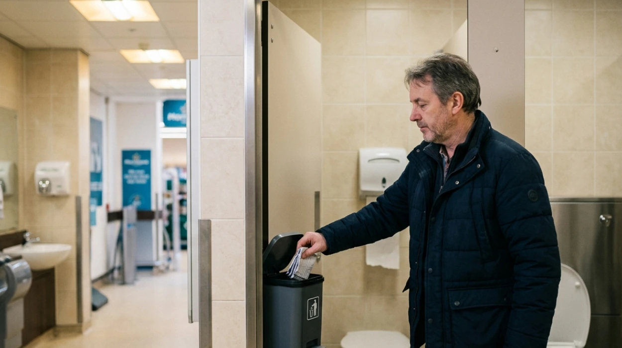 Morrisons Installed Male Sanitary Bins In All Stores Nationwide