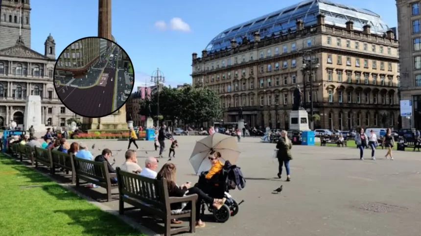 New Glasgow City Centre bus gate and George Square closure 2026