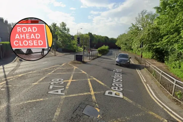 Scottish Water Bearsden Road Closure Near Ilay Avenue Glasgow 2026