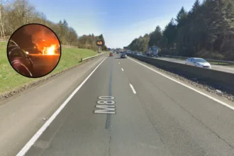 Serious M80 Northbound Crash Causes Emergency Lane Closure: Glasgow 2026