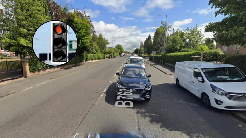 Temporary Traffic Lights at Glasgow Langside Drive Junction 2026