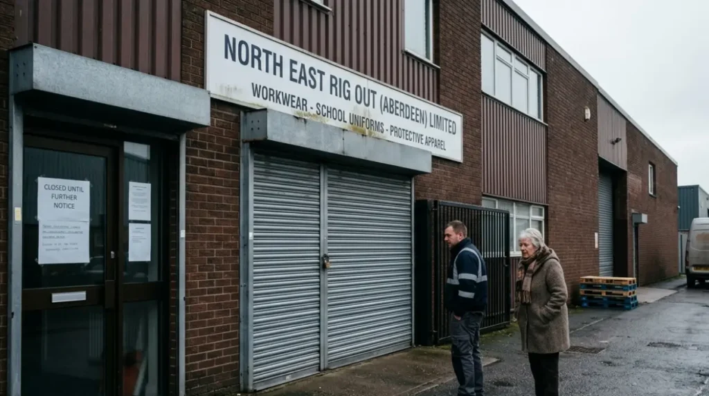 What Company Closed in Aberdeen and What Did It Manufacture?