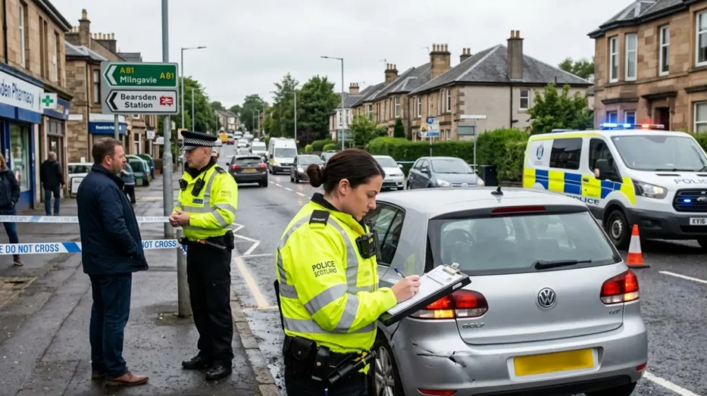 What Is a Police Incident in Bearsden Glasgow?