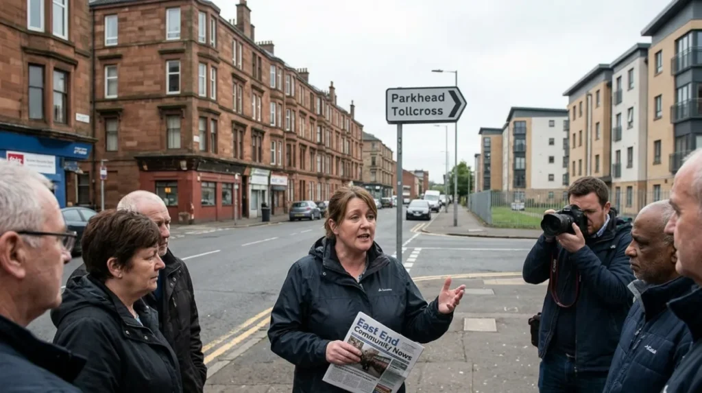 What is the Geographic and Demographic Scope of East End News in Glasgow?