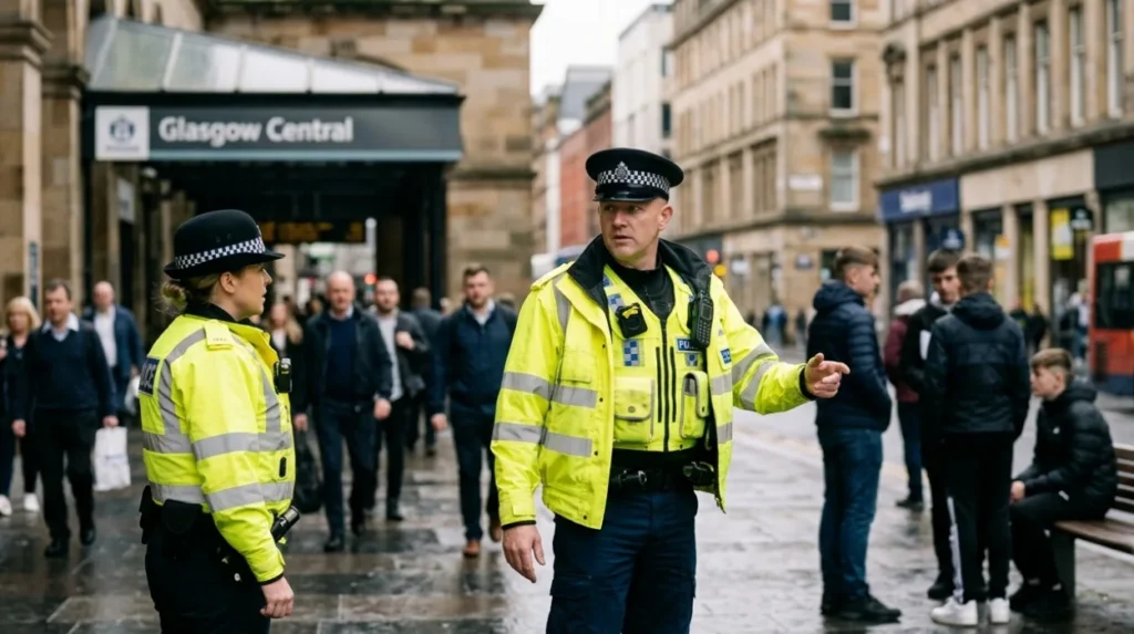 Why is a dispersal order being implemented in Glasgow?