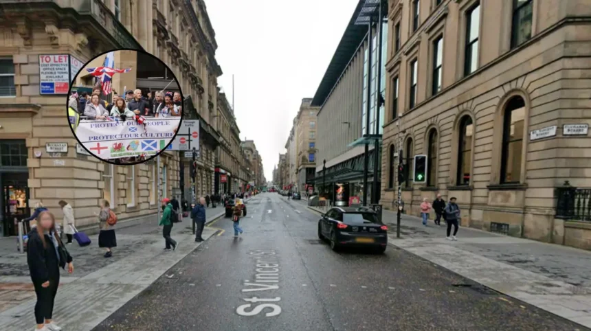 Anti-Racism Groups Clash With Far-Right Protesters in Glasgow 2026