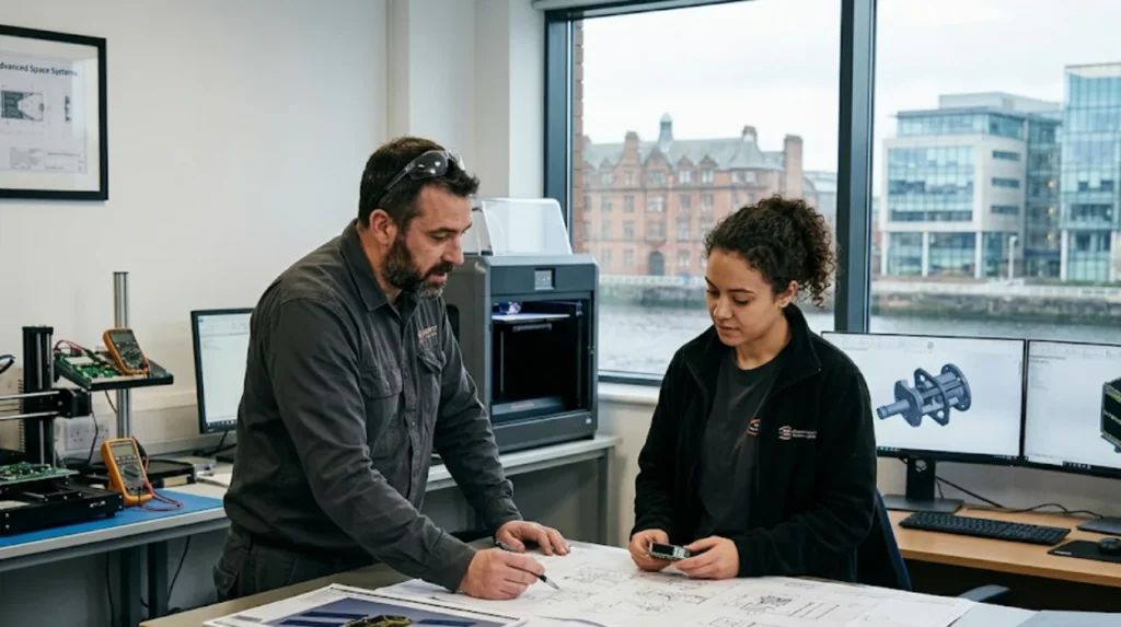 How does the historical development of Glasgow and Edinburgh shape their tech sectors today?