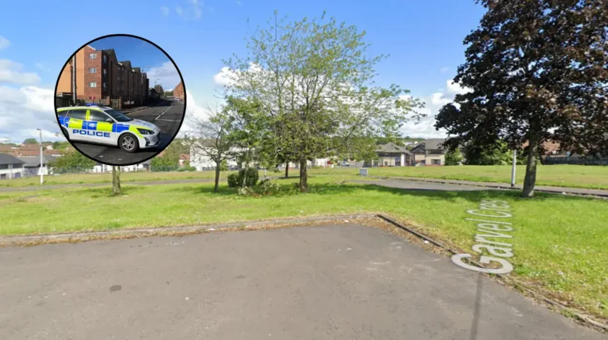 Police Probe Garvel Crescent Car and House Fire Glasgow 2026