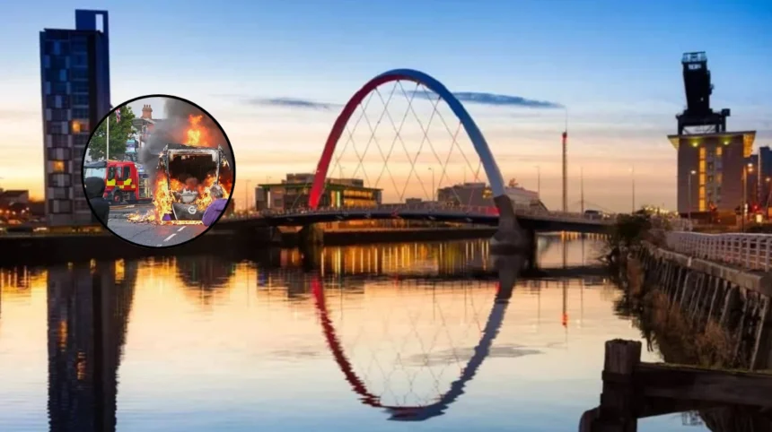 Two Police and Three Injured in Glasgow Racist Unrest 2026