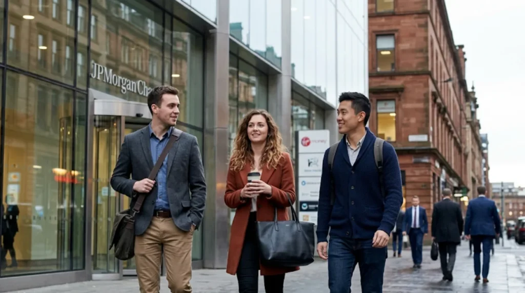 What Entry-Level Well-Paid Jobs Exist for New Professionals in Glasgow City Centre?