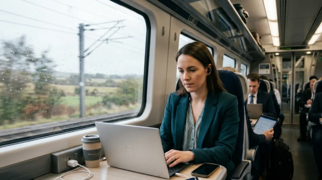 What are the remote work and commuting dynamics between Glasgow and Edinburgh in 2026?