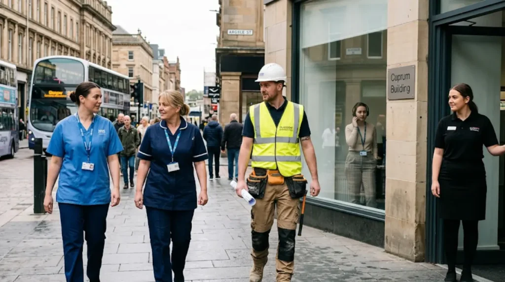 What jobs are most needed in Glasgow right now?