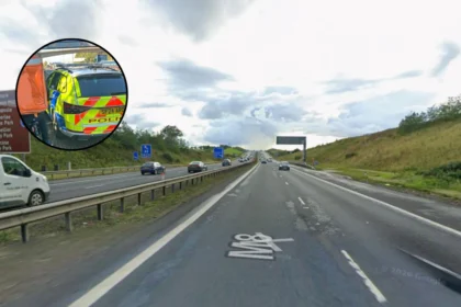 Cyclist Spotted on M8 Prompts Police Warning, Glasgow 2026