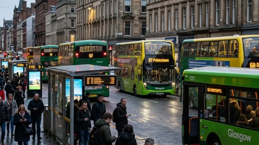 Glasgow Bus Network Reliability for Daily Commuting in 2025