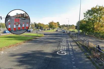 Glasgow Great Western Road Westbound Closed After Crash Glasgow 2026