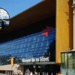 Glasgow Queen Street train cancellations over tree branch disruption, Glasgow 2026