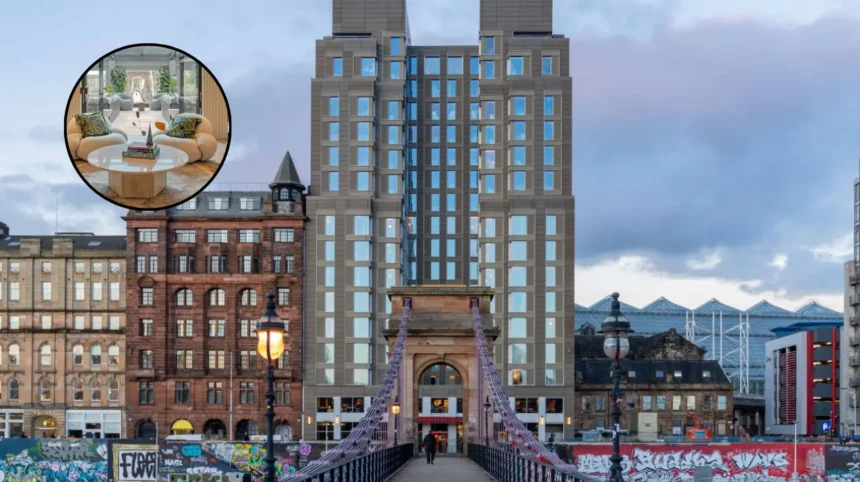 Glasgow Residents Slam Derelict Plot Next to Virgin Hotel; Glasgow, 2026