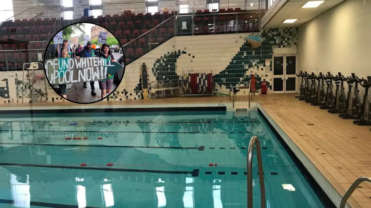 Glasgow Whitehill Swimming Pool Protest Demands Action in Dennistoun 2026