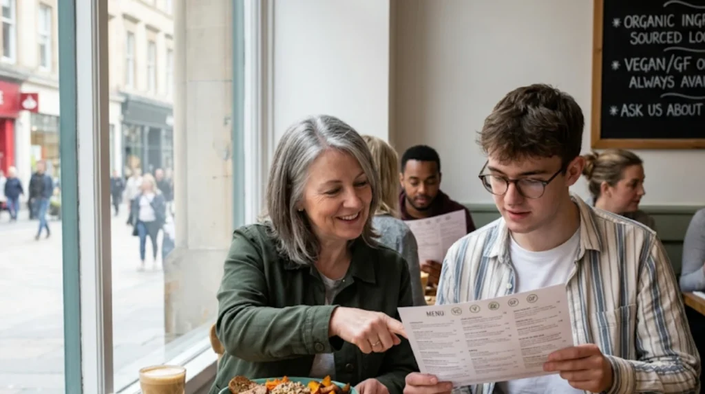 How Do Lunch Spots Near Buchanan Street Accommodate Dietary Restrictions and Trends?