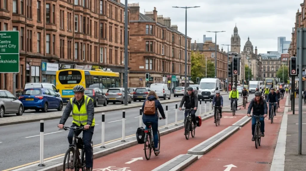 How Does the South City Way Connect Southside Commuters to Central Glasgow?