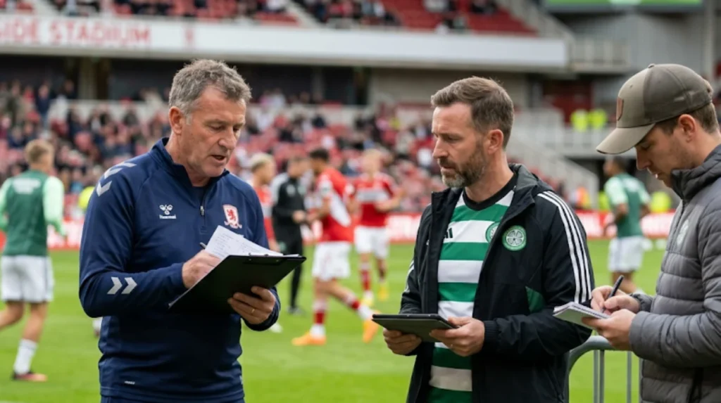 How do player transfers affect relations between Celtic and Middlesbrough?