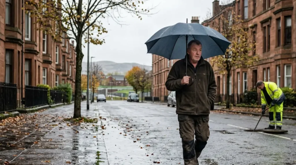 How does the cold blob fit into Glasgow’s broader climate change context?