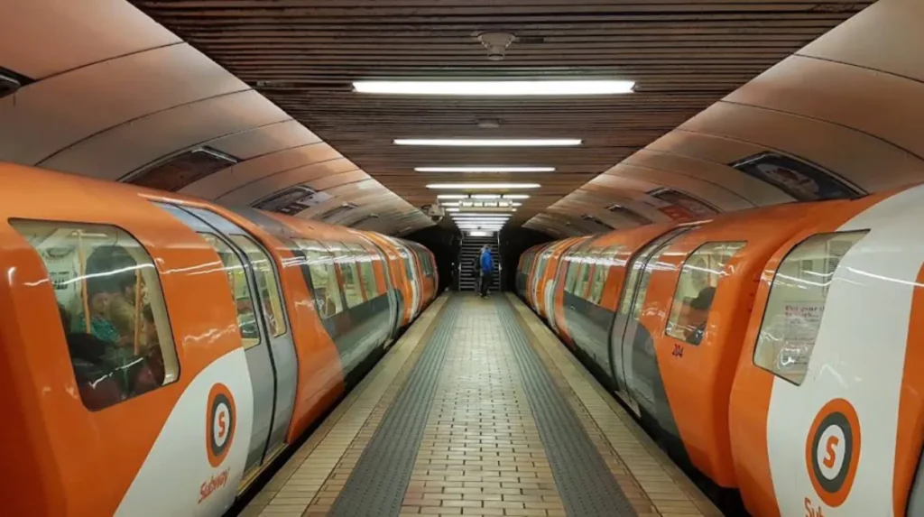 How fast is the Glasgow Subway compared with walking?
