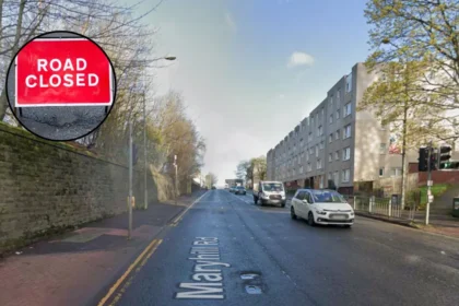 Maryhill Road Traffic Disruption from Scottish Power Works 2026 Glasgow